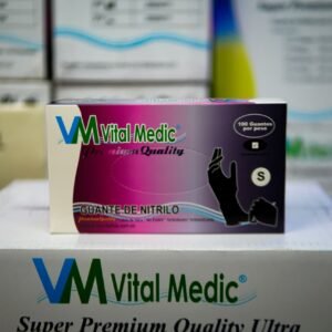 Guante nitrilo calibre 5 negro