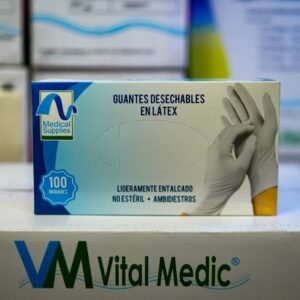 Guantes de látex ambidiestro