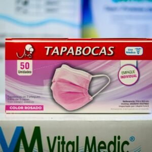 Tapabocas de Color Rosado