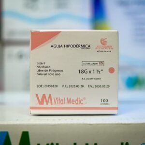 Aguja Hipodérmica 18G